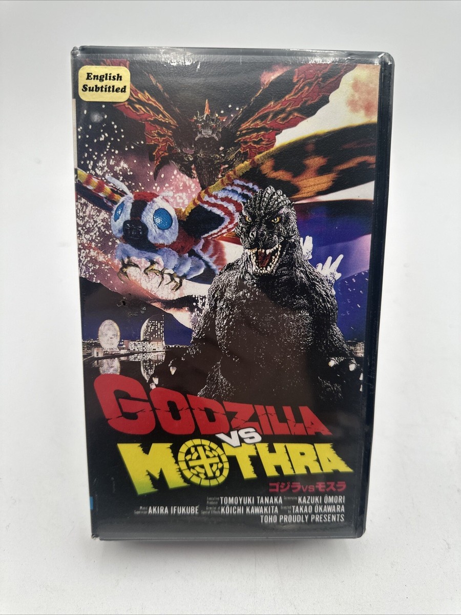 GODZILLA VS. MOTHRA 1992 TOHO VIDEO -Japanese Import English