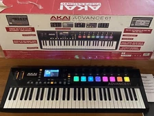 Akai Professional Advance 61 MIDI Keyboard Controller w/ Original Box Tested