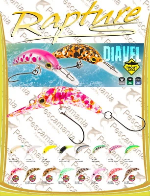 Artificiale spinning hardbait Rapture DIAVEL sinking crank 35mm 2,5gr trout area