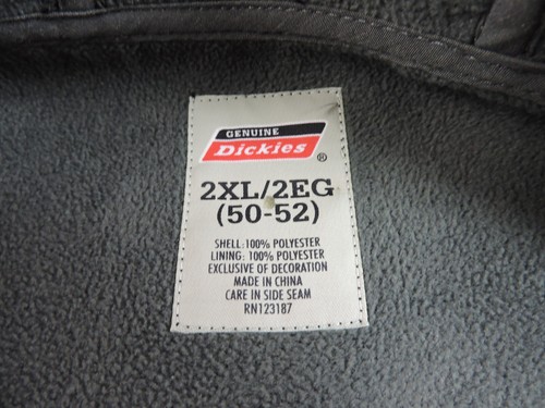 Dickies Mens 2XL (50-52) Snaps Hooded Insulated Soft Canvas Chore Work Jacket - Picture 8 of 14