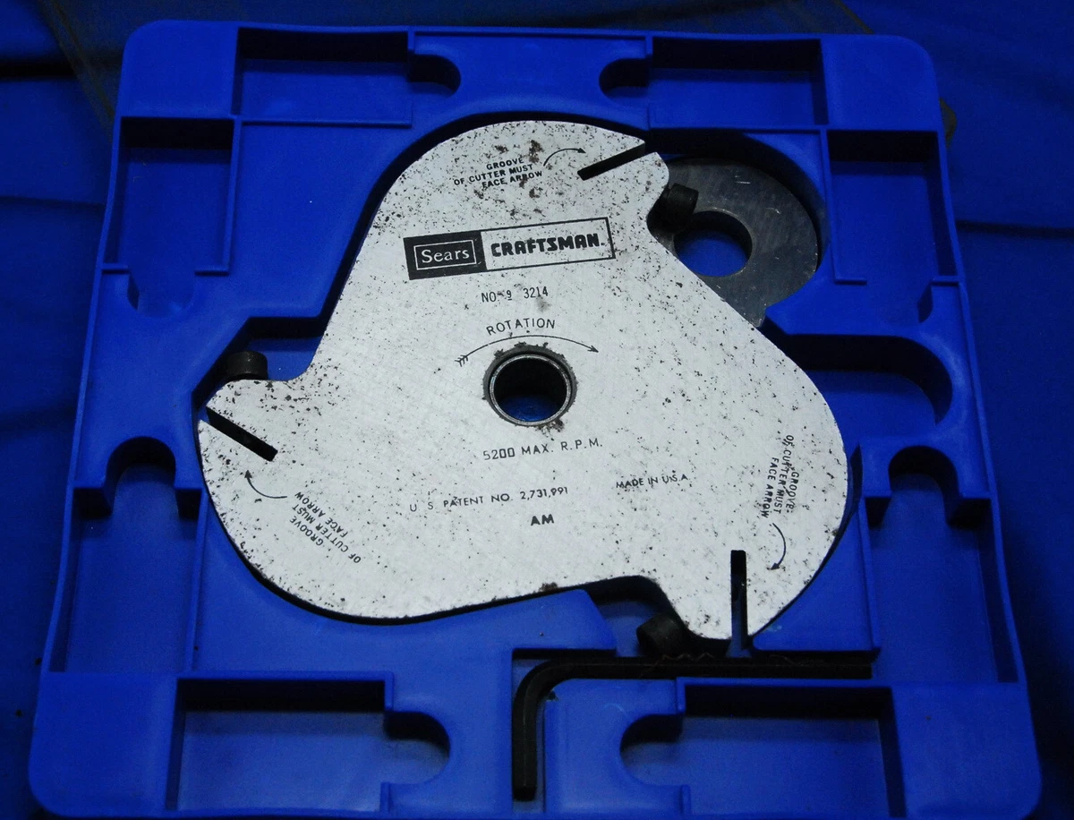 Vintage Craftsman TripleCutter Molding Head Set W/18, 47 OFF