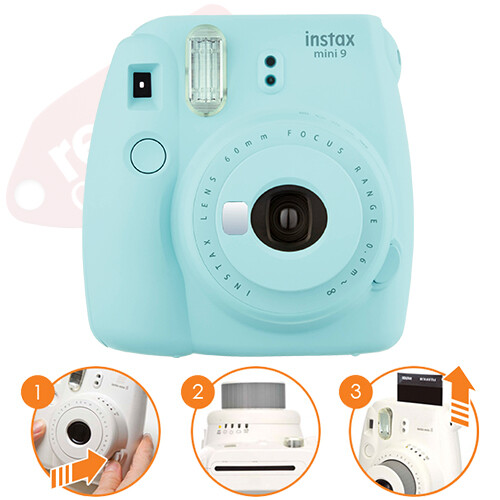 Fuji Instax Mini 9 Fujifilm Instant Film Camera Smokey White