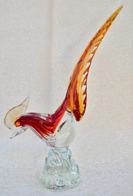 VINTAGE GLASHAHN - GEKAUFT IN GROSSBRITANNIEN ENDE 1970er / ANFANG 1980er - TOP!