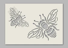 Bee Stencil --- Wipe Clean ---- Shabby Chic ---- Premium Mylar