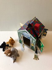 Melissa  Doug Wooden Doorbell House W/ Keys Used Small Pets