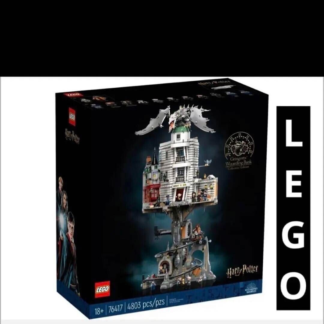 LEGO 76417 Harry Potter Wizarding Gringotts Bank Collector's Edition 4803  Piece