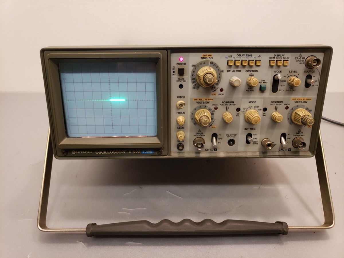 HITACHI 日立 オシロスコープ V-550B 50MHz(E14) HITACHI 日立 オシロスコープ V-550B 50MHz(E14) - メルカリ