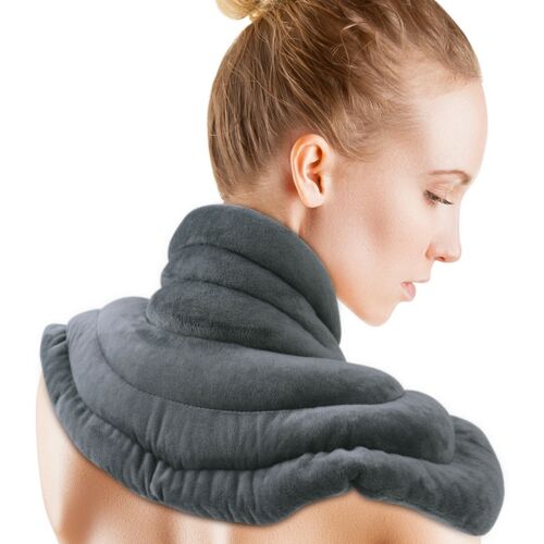Cojín de cuello con lavanda - Cojín térmico microondas Calentador de cuello Calentador de hombro - Imagen 1 de 9