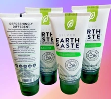 4 Pack, Redmond Earthpaste Non-Flouride Toothpaste - Spearmint EXP. 01/2027