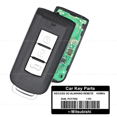 Keyless Go Schlüssel  für Mitsubishi  Pajero L200 Triton Xpander Stada Eclipse