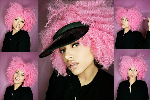 Curly Afro Wig with Bangs Short Kinky Curly Wigs for Black Women Cosplay Daily - Picture 22 of 54