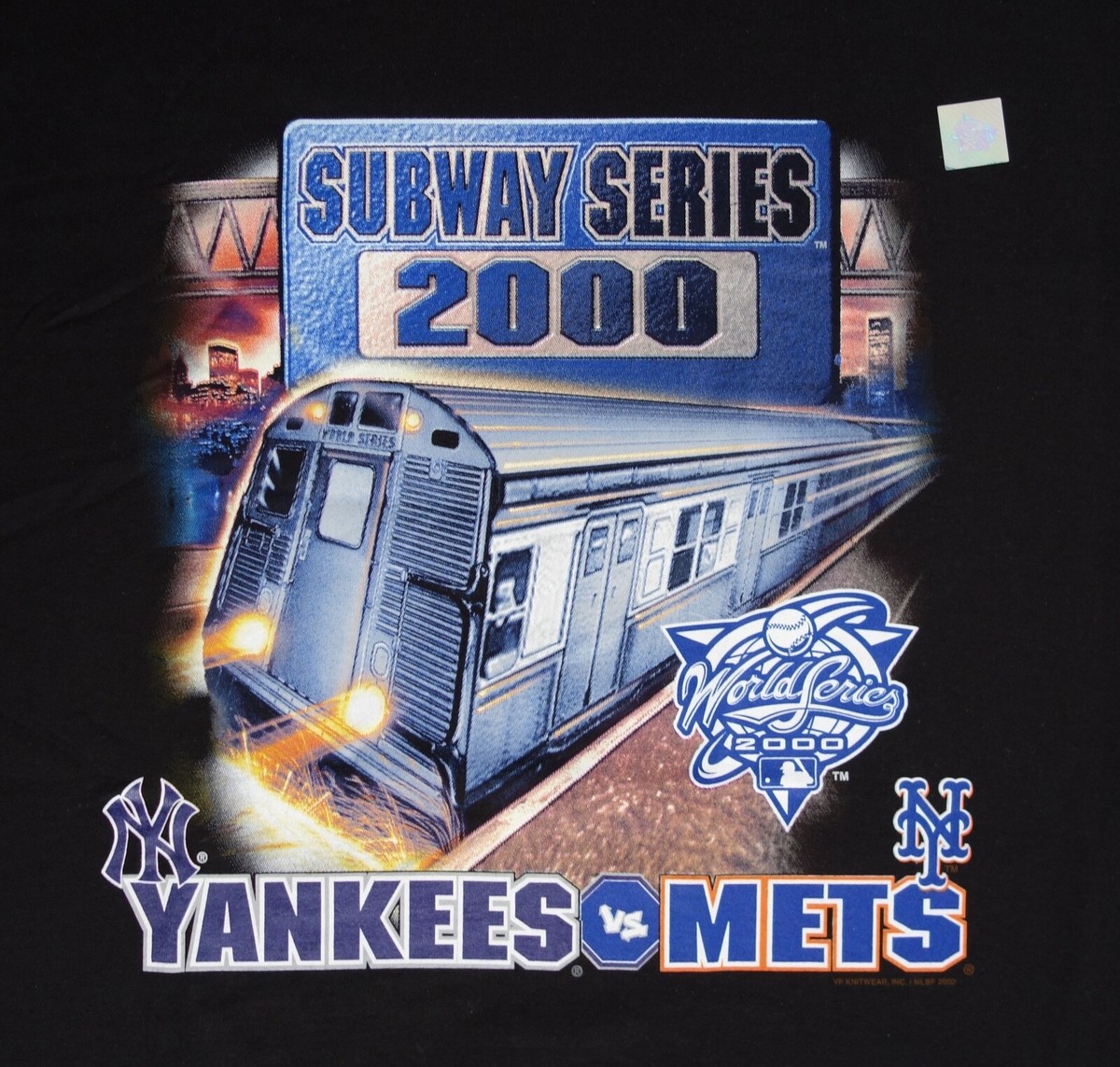 Vintage Yankees vs Mets Subway Series 2000 World Series T-Shirt XL