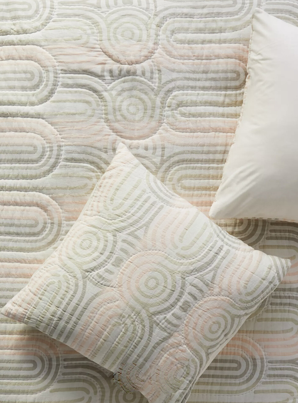 Anthropologie Sham Euro Quilted Marleigh 1 Sham 26 кв. Персиково-коричневый темно-серый цвет NIP