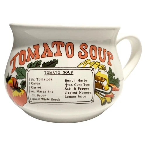 Vintage Tomato Soup Recipe Mug