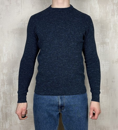 Octobre Editions Harry Crew Neck Melange Sweater Jumper Men's Size L Made Italy - Picture 3 of 12