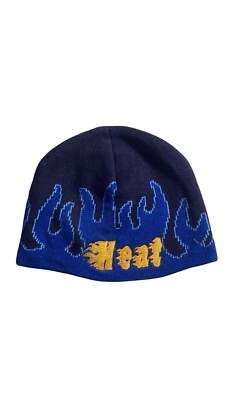 Y2K Blue Flame Beanie 
