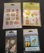 NEW (4 PACK) SCRAPBOOK STICKERS 