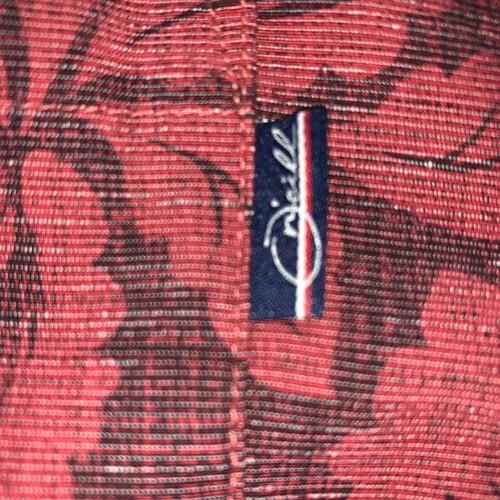 Jack ONEILL Men's Shirt Short Sleeve Hawaiian Aloha Floral Maroon Medium - Picture 3 of 8