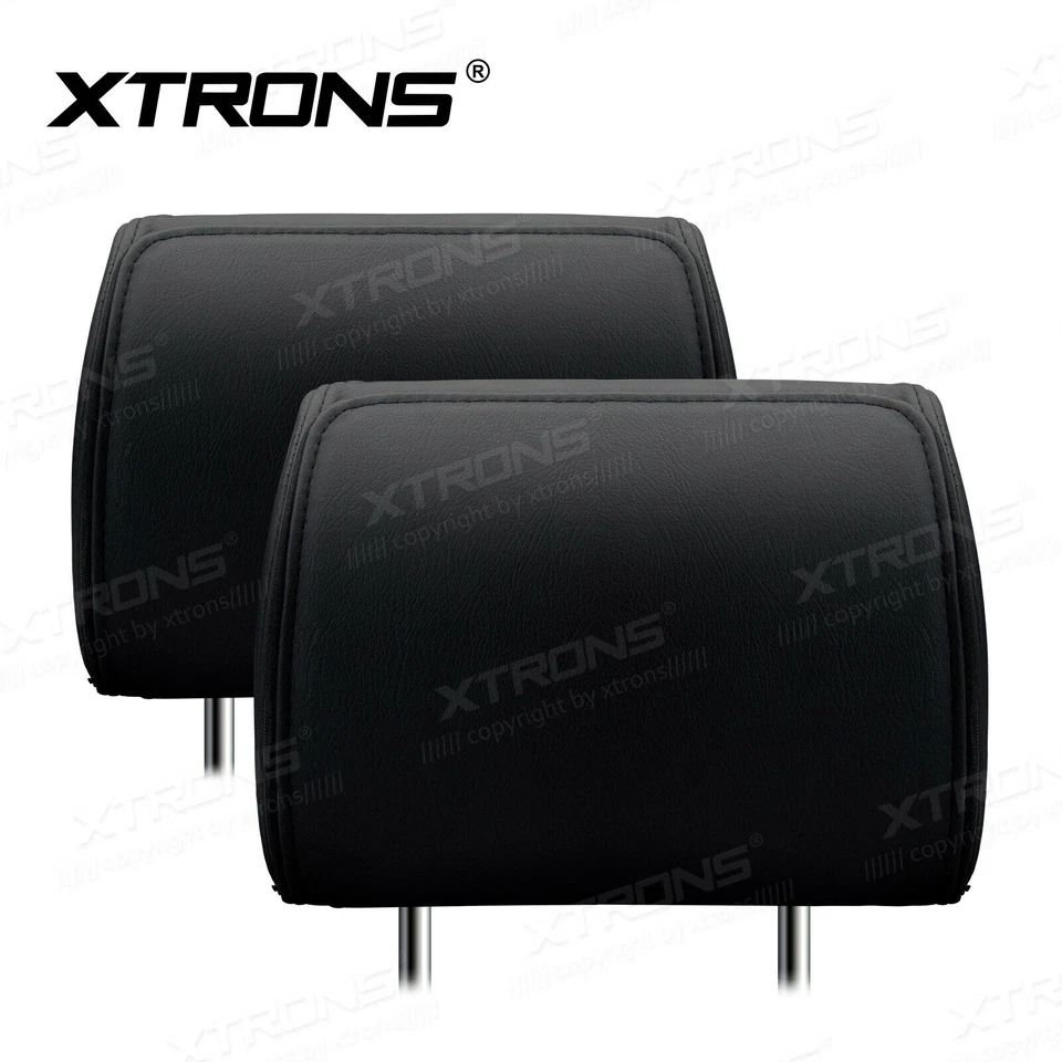 XTRONS 2X 9" Car Headrest HD Screen DVD Player 1080P HDMI USB FM IR+2x Headphone - Image 4 of 4
