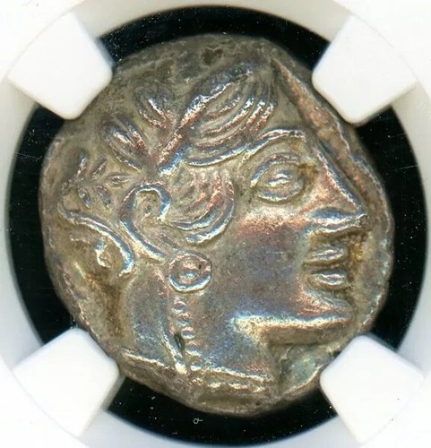 NEAR EAST or EGYPT 5th-4t Centuries BC tetradrachm silver coin NGC ChXF - Picture 2 of 3