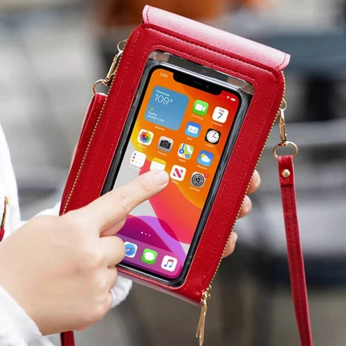 Women Ladies Mobile Phone Bag Crossbody Bag Mini Pouch Purse Wallet Shoulder Bag - Picture 7 of 25