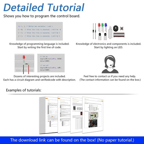 RFID Starter Kit v2.0 avec Carte V4 Compatible avec Arduino IDE 267 Pages de ... - Photo 6/7