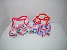 Wegreeco Premium Washable Female Dog Diapers Bright W Ruffles Set of 2 Size: M