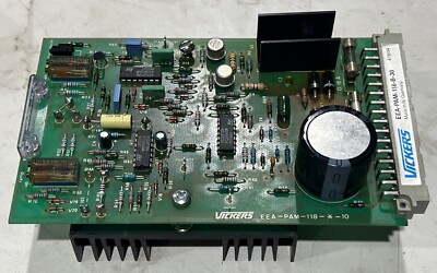  VICKERS EEA-PAM-118-B-30 Power Amplifier Card, Used, Free Shipping 