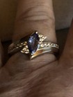 Tanzanite Bypass Ring, Triple A,with zircons — photo 6