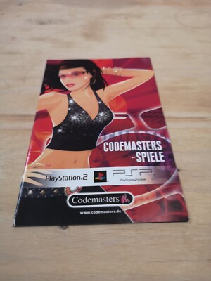 Codemasters Spiele - PS2 Playstation 2 Spielanleitung Booklet Gebraucht
