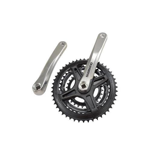 Pédalier VTT triple plateaux Shimano Altus M311 48-38-28d axe carré 122