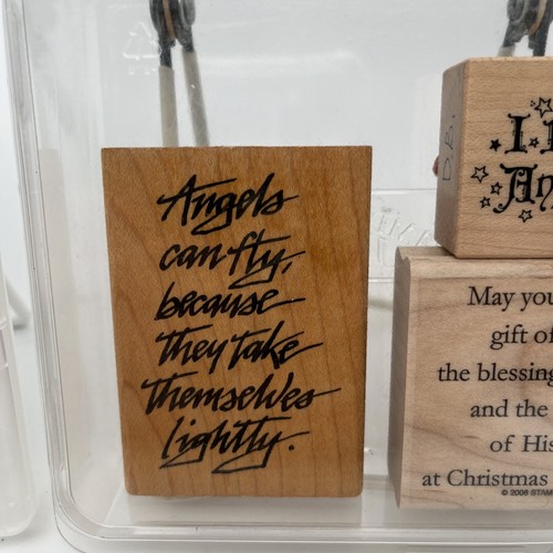 Stampin' Up! Meravigliose Benedizioni e Stella di Natale più 3 francobolli in legno marca mista - Foto 4 di 9