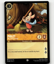 Disney Lorcana Piglet - Very Small Animal - Rise of the Floodborn