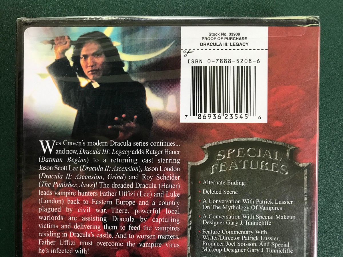 Dracula III: Legacy (DVD, 2005) for sale online | eBay
