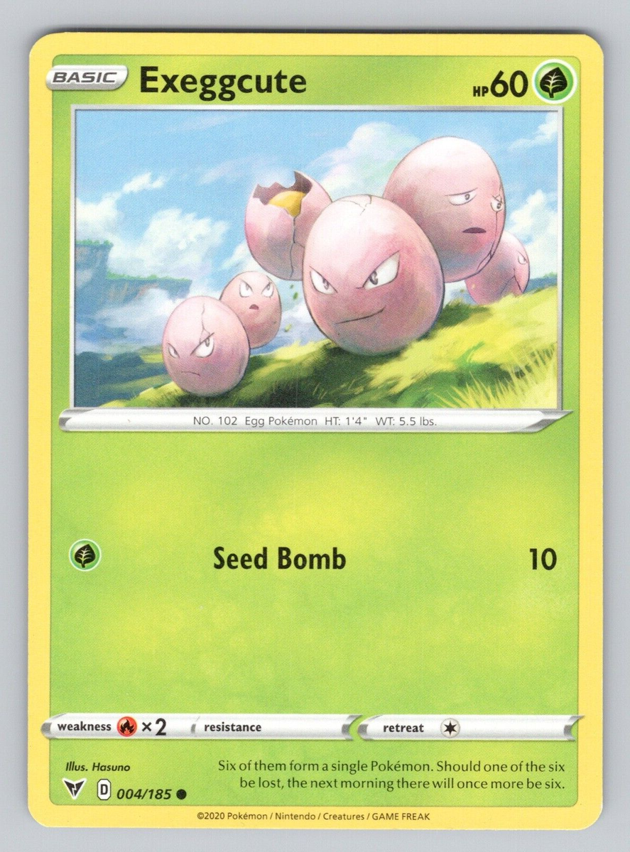 2020 Exeggcute Pokemon Card Vivid Voltage Base Set #004/185 | eBay