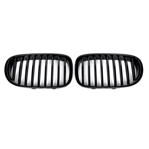 For BMW F01 F02 F03 F04 2009-2015 2Pcs Gloss/Matte Black Front Bumper Grille ABS - Picture 7 of 20