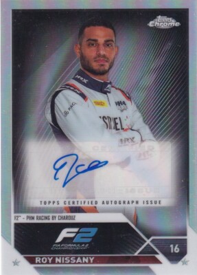 Topps 2023 Chrome Formula 1 Nr. CAC-RN Roy Nissany Auto Refractor