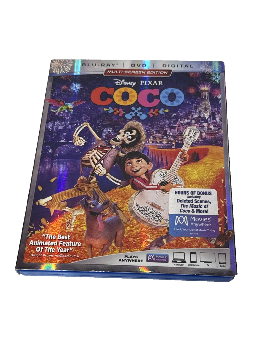 Coco DVD Blu-Ray Disney Pixar Movie Film Cartoon 786936856255| eBay