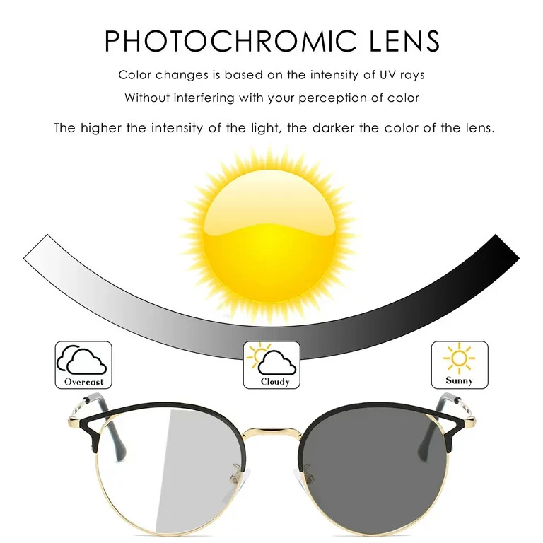 Gafas de sol fotocromáticas resistentes al viento de día o de noche Choppers para motocicleta Foto 3 de 4