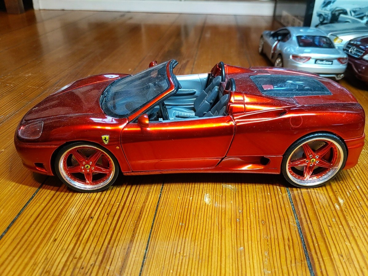 Ferrari 360 Spider Convertible Whips 1:18 Scale Diecast Model Car
