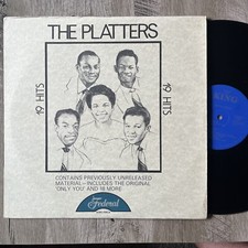 THE PLATTERS - 19 Hits FEDERAL Records 12" 33rpm king-5002x 1977 Release DOO-WOP