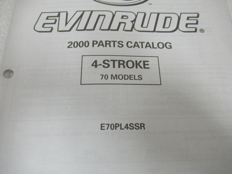 PM184 2000 Evinrude 4-Stroke 70 Models Final Edition Parts Catalog