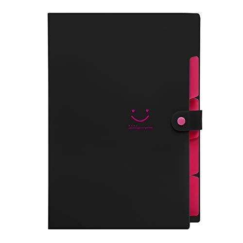 Letter A4 Paper Expanding File Folder Pockets Accordion Document 1 Black - Bild 2 von 6