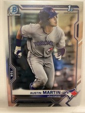2021 1st Bowman Chrome Austin Martin  Toronto Blue Jays BCP-87