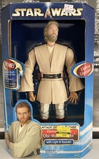 STAR WARS OBI-WAN KENOBI ELECTRONIC BATTLING Clone Wars 12  Action Figure Hasbro