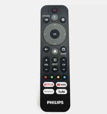 OEM Remote Control for Philips Google TV Netflix Discovery+ RF553A  hva