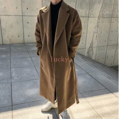 Mens oversized deals wool coat