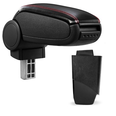 Accoudoir pour Peugeot 206 Accoudoirs Central avec Compartiment de Rangement Noir Accoudoir pour Peugeot 206 Accoudoirs Central avec Compartiment de Rangement Noir