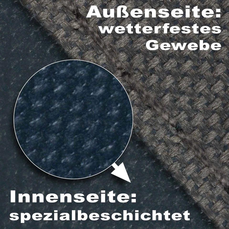 Strandkorb XXL Schutzhülle Wetterfest 600D Strandkorbhülle Abdeckhaube Hülle - Bild 4 von 4