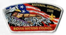 Boy Scout Indian Nations Council 2005 National Jamboree White Border CSP
